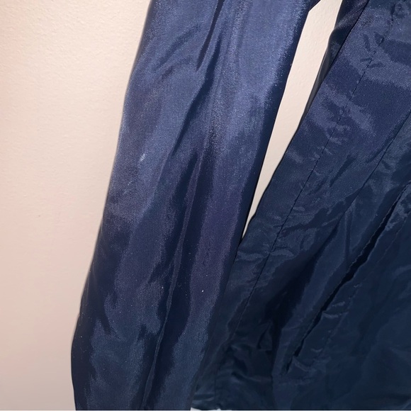 Vintage Olympics '88 Blue Windbreaker Lightweight Water-Resistant Jacket M - Picture 8 of 10